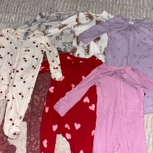 Assorted Baby Onesies with Patterns